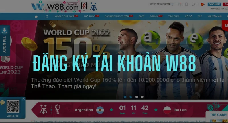hướng dẫn đăng ký w88 chính xác nhất năm 2023 1 hướng dẫn đăng lý tài khoản w88