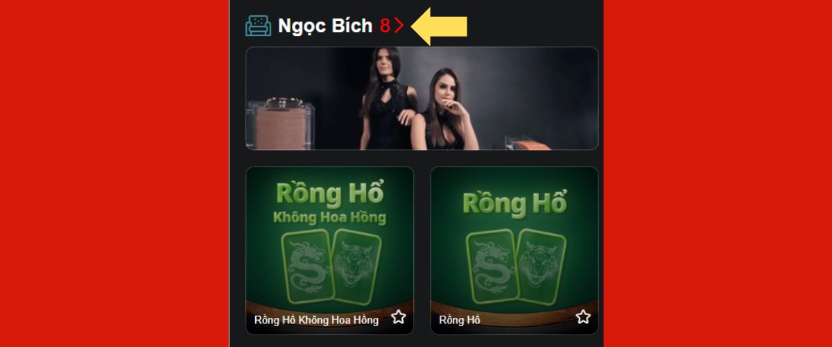 Sảnh chơi Rồng Hổ KTO