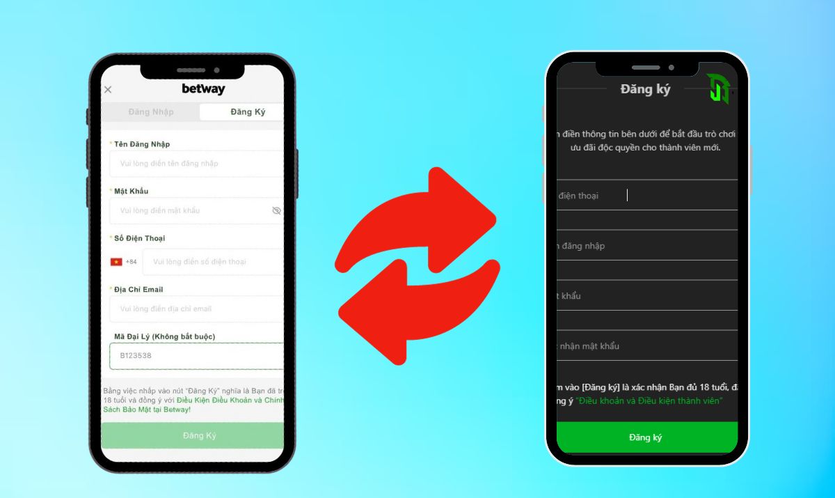 JBO sẽ quản lý tài khoản Betway